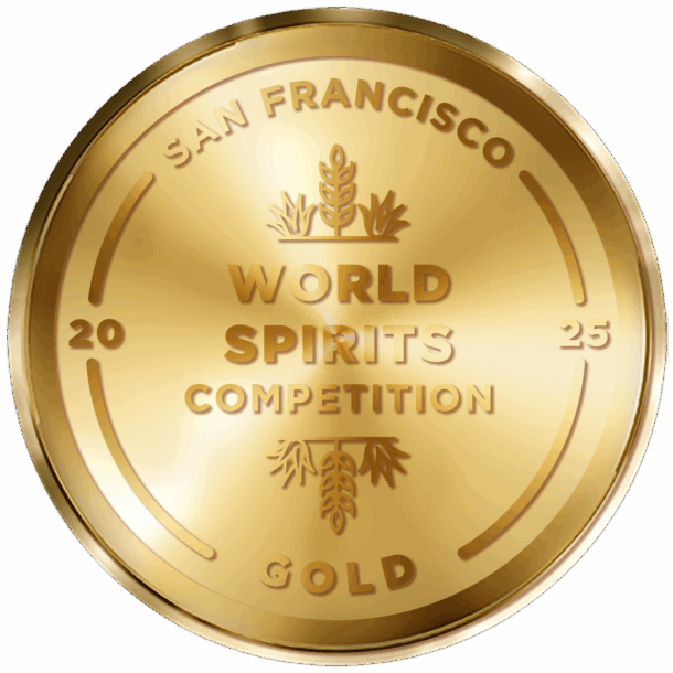 San Francisco World Spirits Competition 2025 Gold medal.