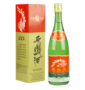 XiFeng Jiu box and bottle.