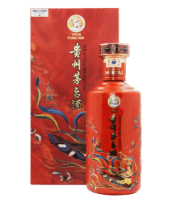 A Moutai Shengle box and bottle.