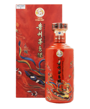 A Moutai Shengle box and bottle.