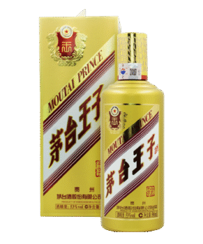 A Moutai Prince Gold box and bottle.