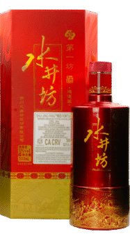 Shuijingfang Hongyun bottle and box.